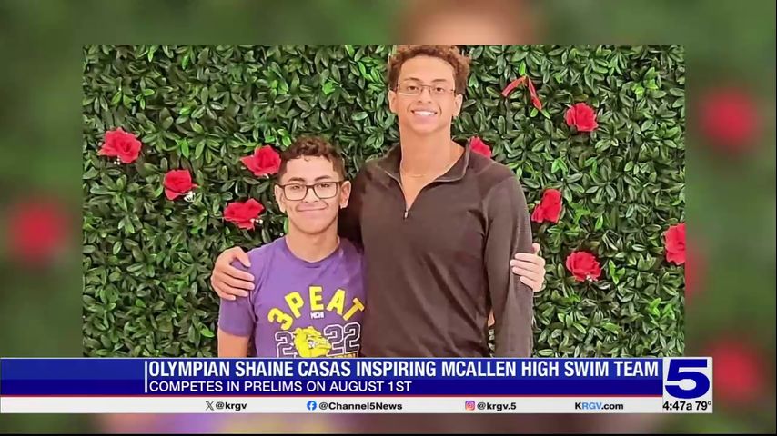 Olympian Shaine Casas inspiring McAllen High Swim Team