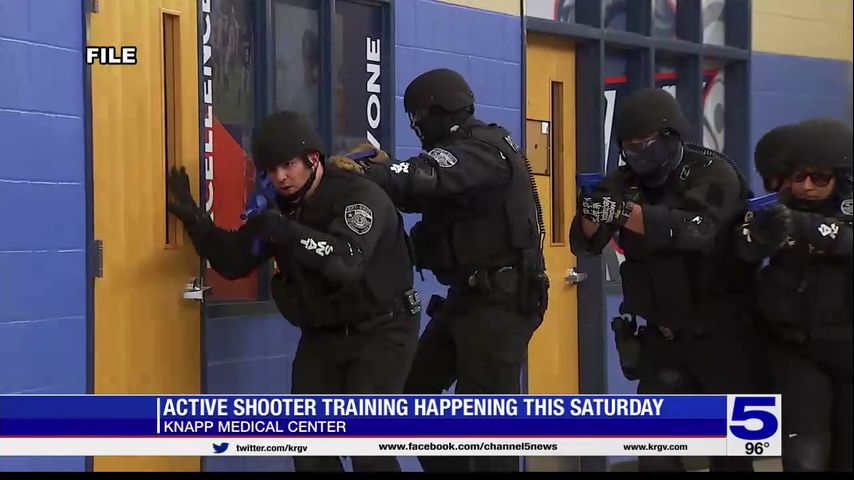 Weslaco police holding active shooter training session next week
