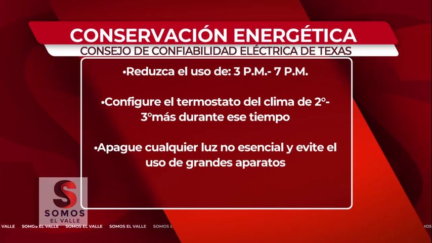 ERCOT emite alerta para conservar energía