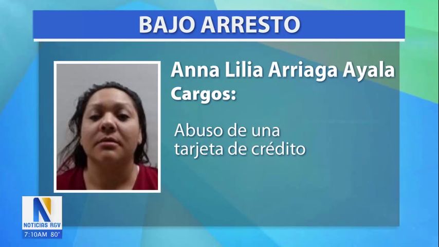 Procesan en el condado Cameron a una mujer acusada de abuso de tarjeta de crédito