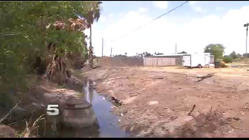 RV Park Residents Want Drainage Ditch Cleared