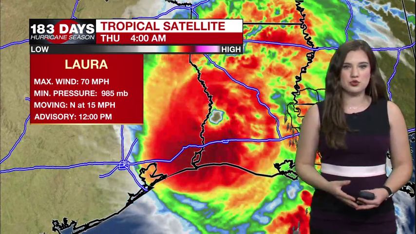 12 pm Thursday Weather Update