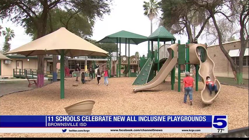 Brownsville ISD schools unveil new playgrounds