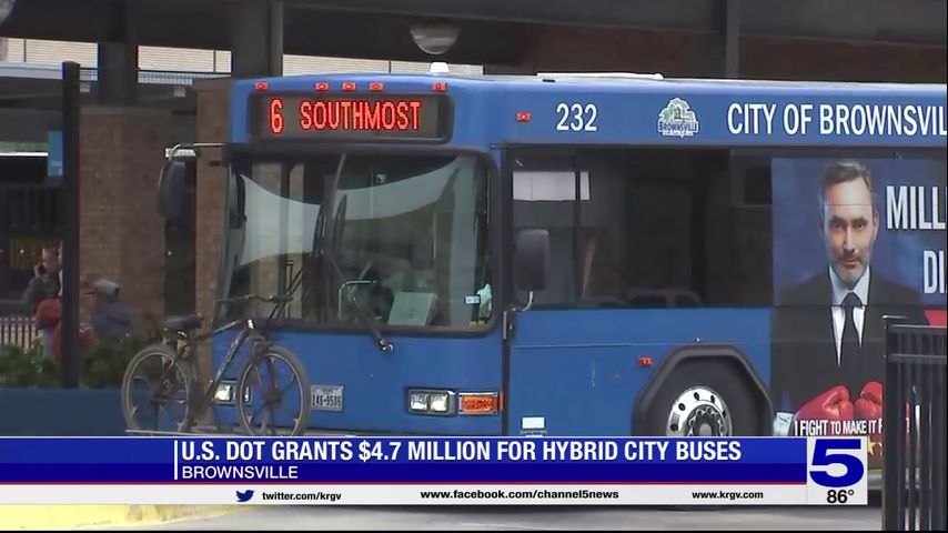 City of Brownsville receives grant for hybrid city buses