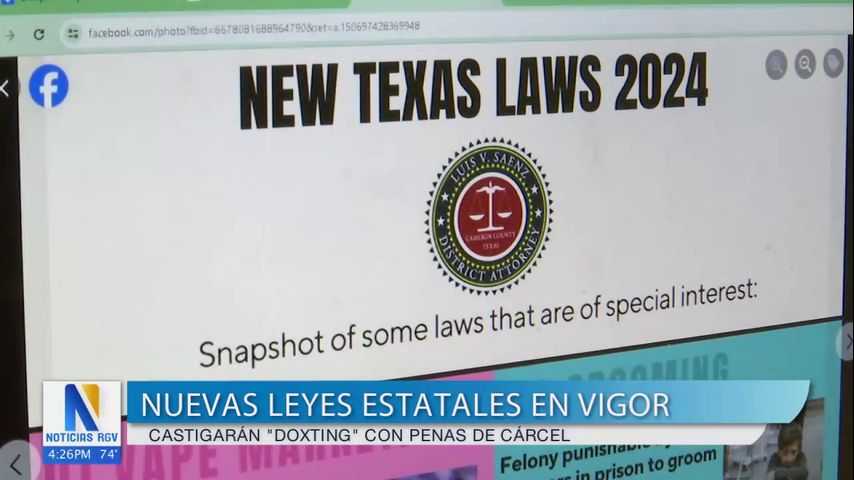 Entran en vigor nuevas leyes en el estado de Texas