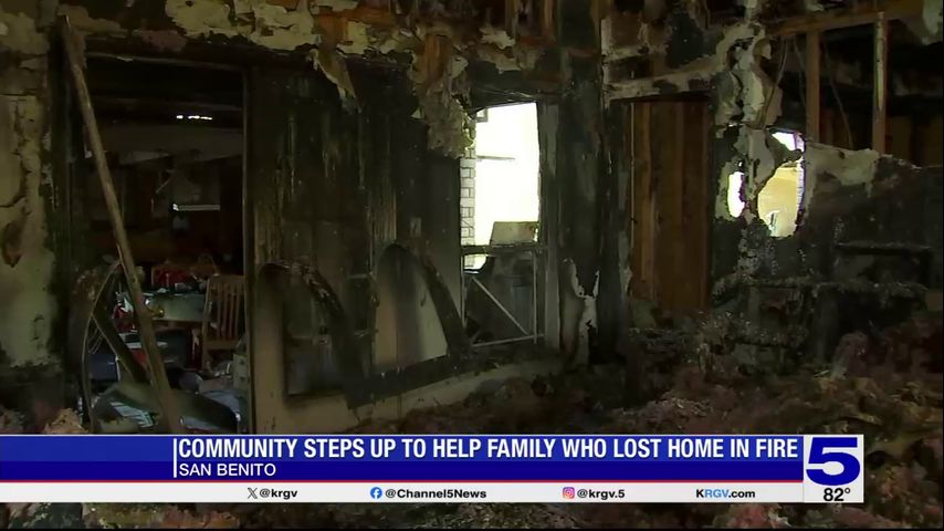 San Benito family displaced after fire destroys home