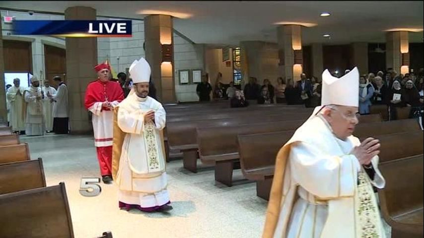 Ordination Mass for Bishop-Elect Underway