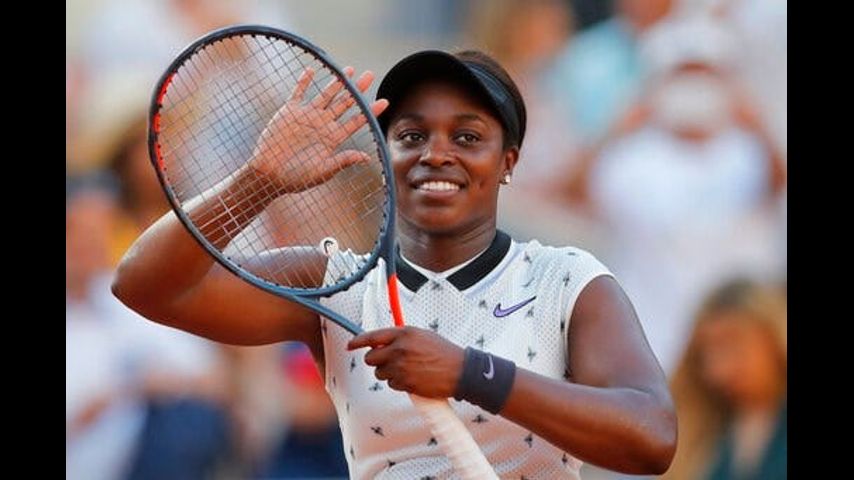 Draw opening up for Stephens to reach French Open final