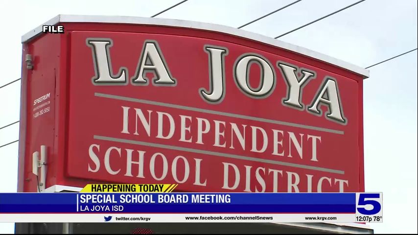 La Joya ISD to hold special school board meeting to discuss TEA investigation report