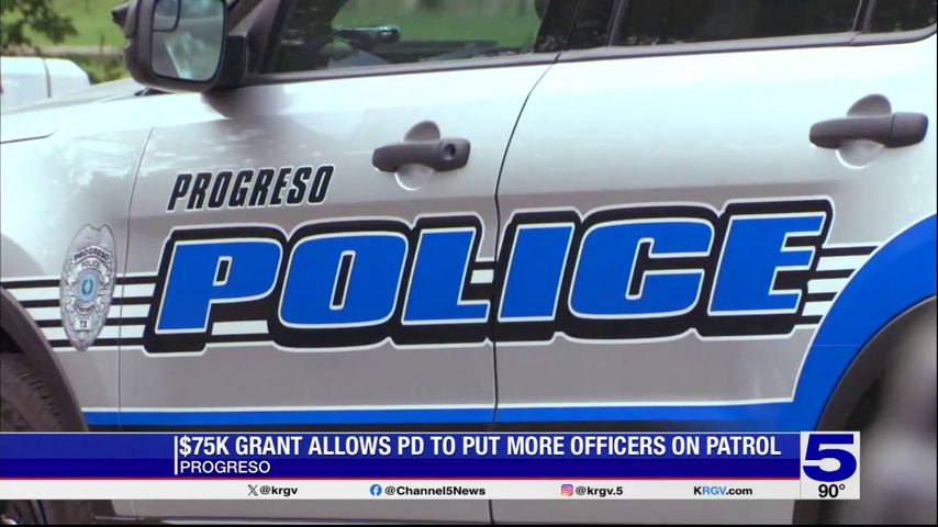 Progreso police ramping up patrols thanks to Operation Lone Star grant