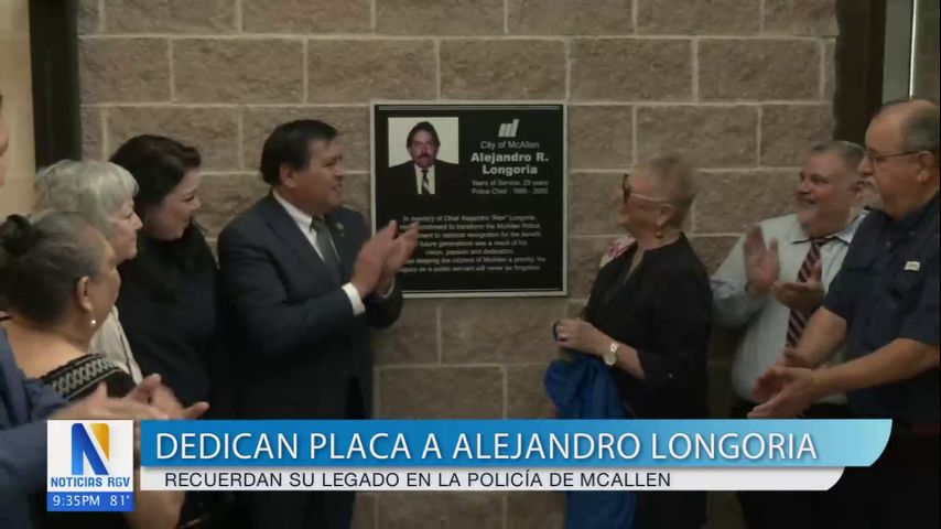 Dedican placa al primer jefe de policía Hispano en McAllen