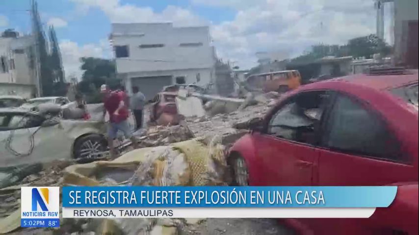 Policía Estatal de Tamaulipas: 2 muertos en explosión de vivienda causada por fuegos artificiales