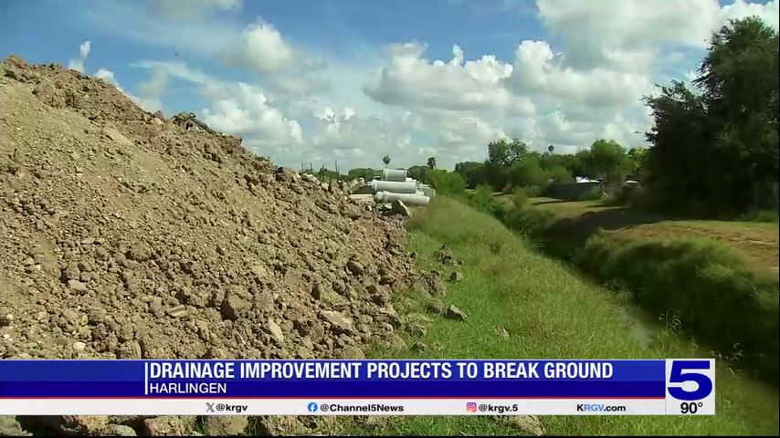 Drainage improvement projects set to break ground in Harlingen