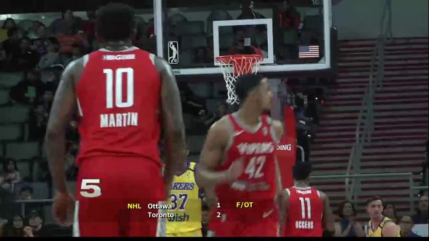 Vipers Fall to Lakers, 128-113