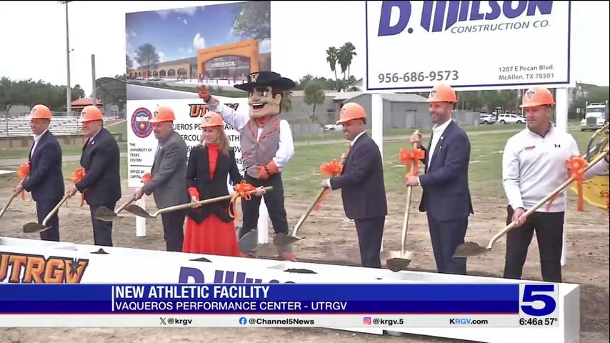UTRGV breaks ground on new athletic facility to house football team