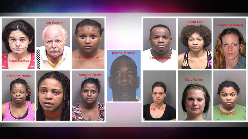 13 arrested in Backpage.com prostitution sting.