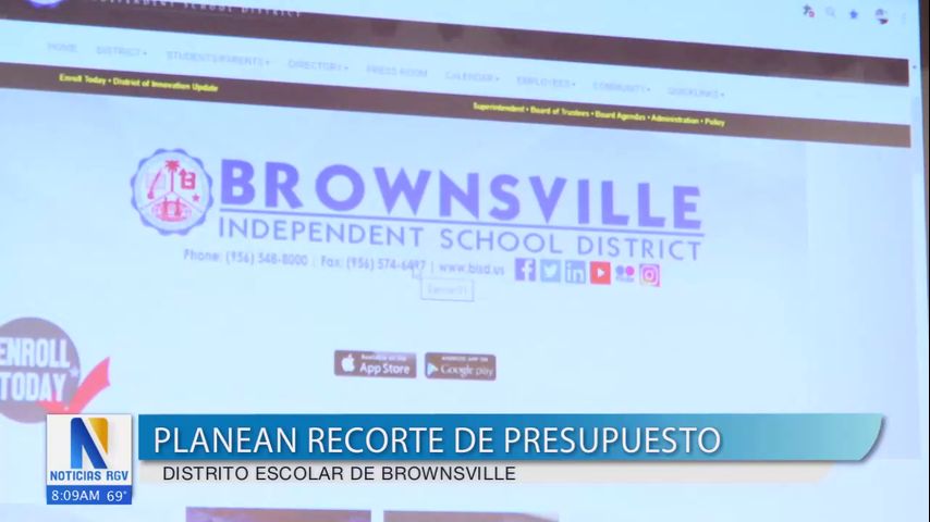 Brownsville ISD evalúa reducir el presupuesto del personal