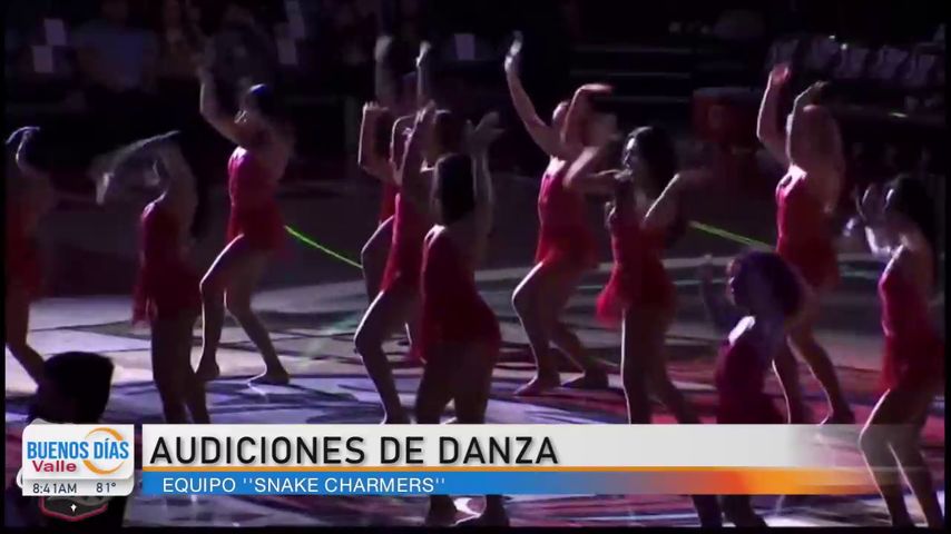 Realizan audiciones de danza para el equipo 'Snake Charmers'