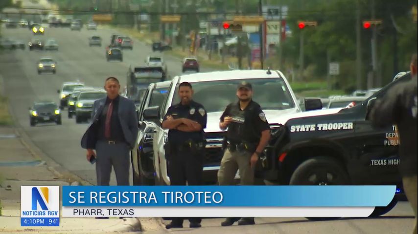 Departamento de policía de Pharr investiga un tiroteo que involucro a uno de sus agentes