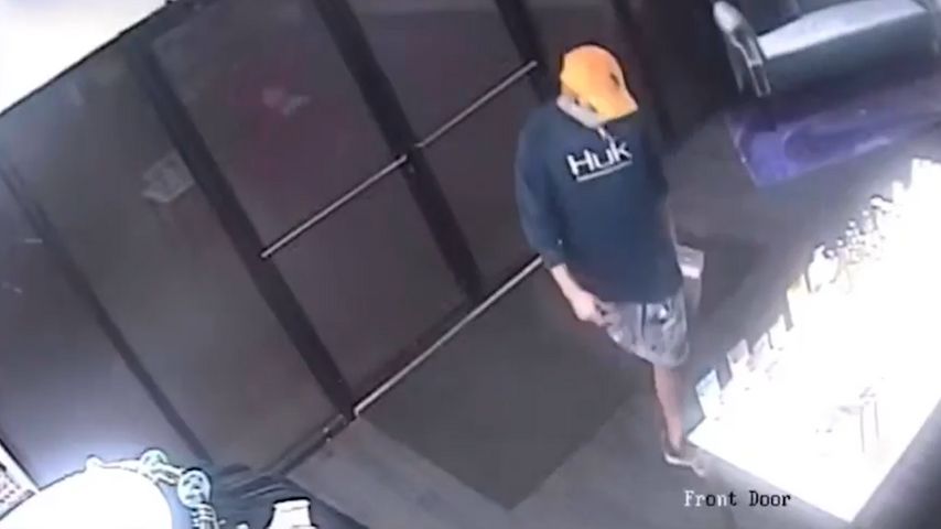 Watch Man Caught On Camera Stealing Toy From Adult Store In 