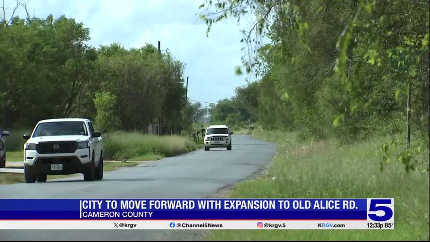 Old Alice Road expansion plans in Los Fresnos moving forward