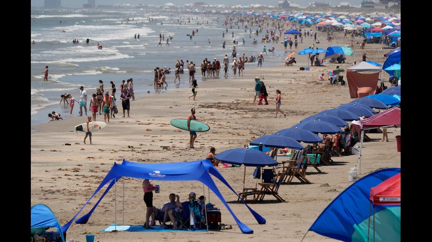 Texas coast braces for potential hit by Beryl, which is expected to regain hurricane strength