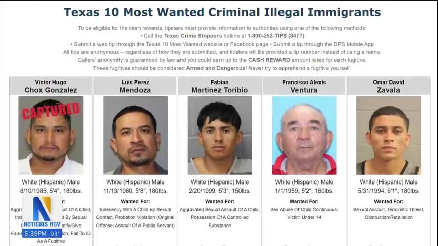 Inmigrantes buscados por delitos graves capturados por patrulleros estatales