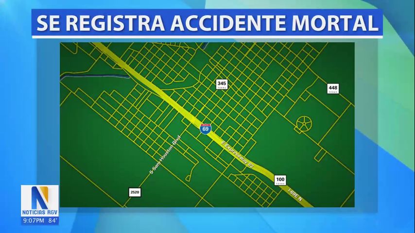 Policía de San Benito investiga accidente mortal de auto-peatón