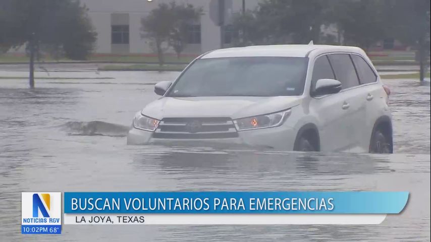 La Joya busca voluntarios para atender emergencias