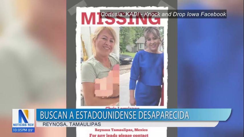 Se busca estadounidense desaparecida en Reynosa
