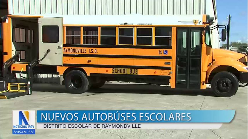 Rayndmondville ISD estrena nuevos buses para la seguridad escolar