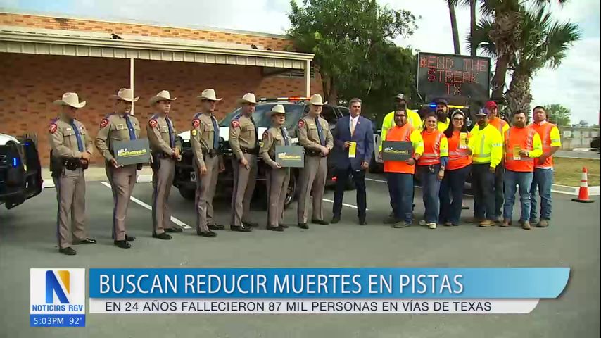 Nueva campaña busca prevenir muertes en pistas de Texas