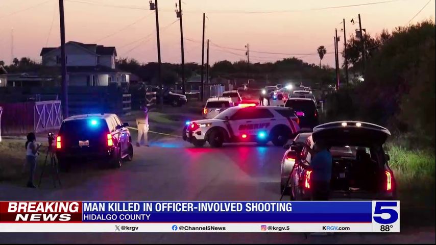 Hidalgo County sheriff: Knife-wielding man killed in officer-involved shooting near Edinburg