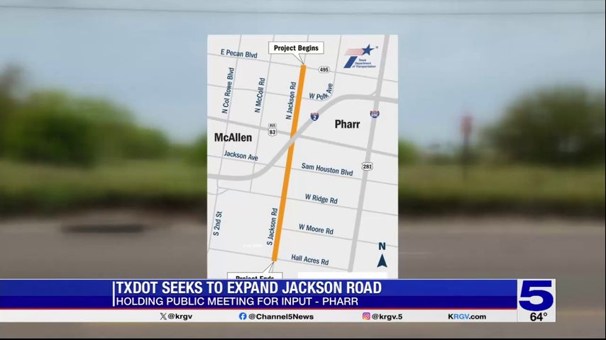 TxDOT Seeking Public Input On Proposed Jackson Road Widening Project