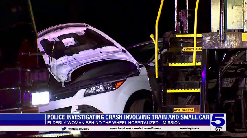 Driver Hospitalized After Crashing Into Train In Mission