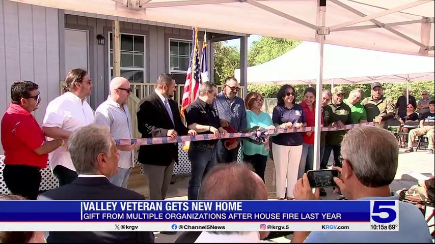 Brownsville veteran receives new home following devastating fire