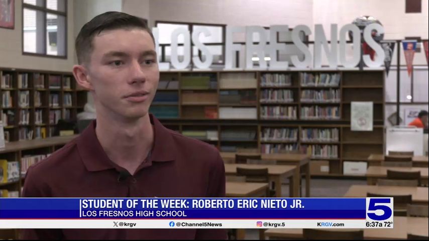 Student of the Week: Roberto Eric Nieto Jr.