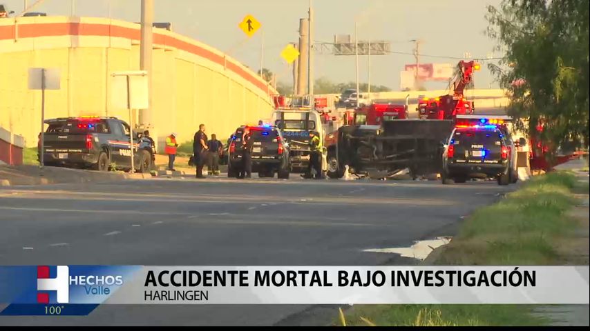 Accidente mortal bajo investigacion en Harlingen