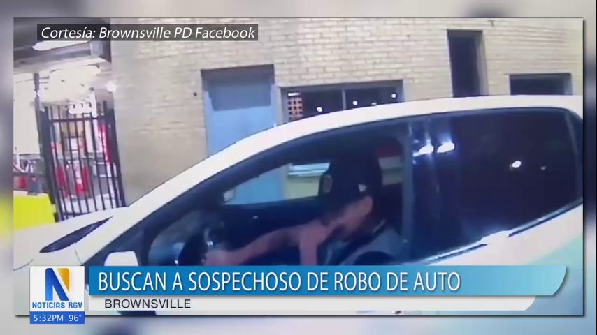 Policía de Brownsville busca a sospechoso por robo de autos