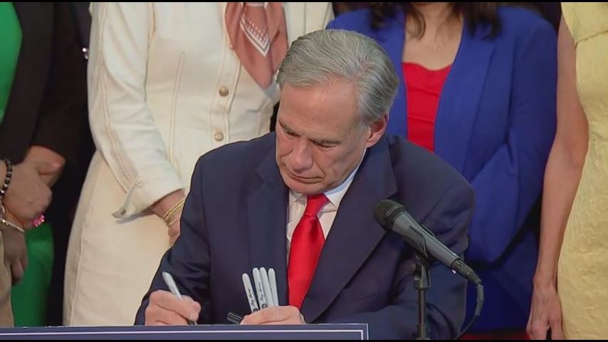 WATCH LIVE: Gov. Abbott signs historic property tax bill