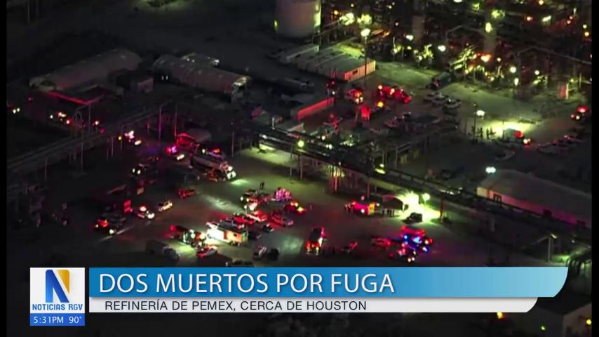 Dos muertos tras fuga de gas en refinería de PEMEX en Houston