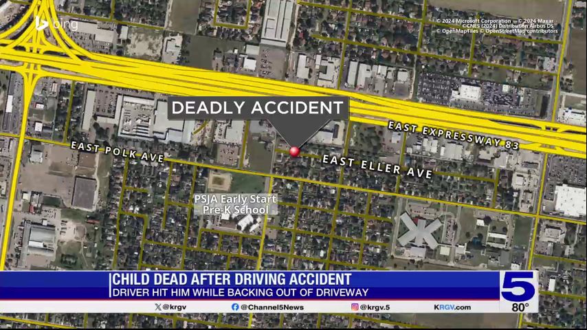 Pharr police: Child killed in auto-pedestrian accident