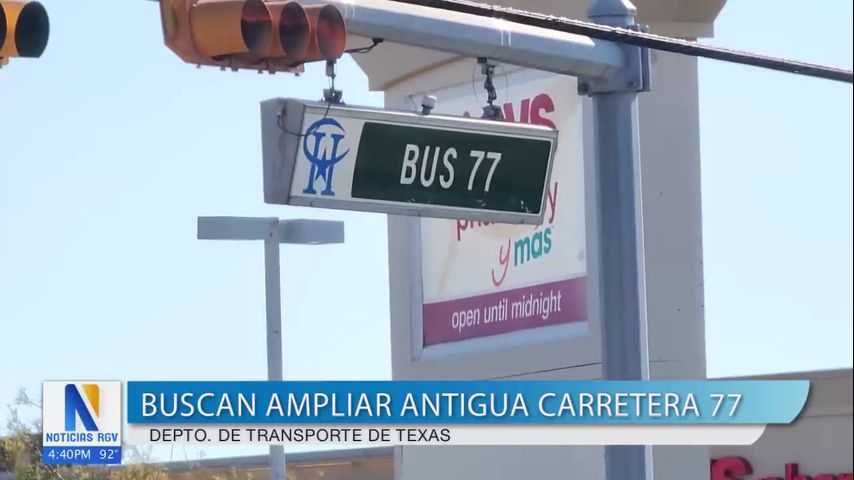 TxDOT planifica ampliar la autopista 77 de San Benito