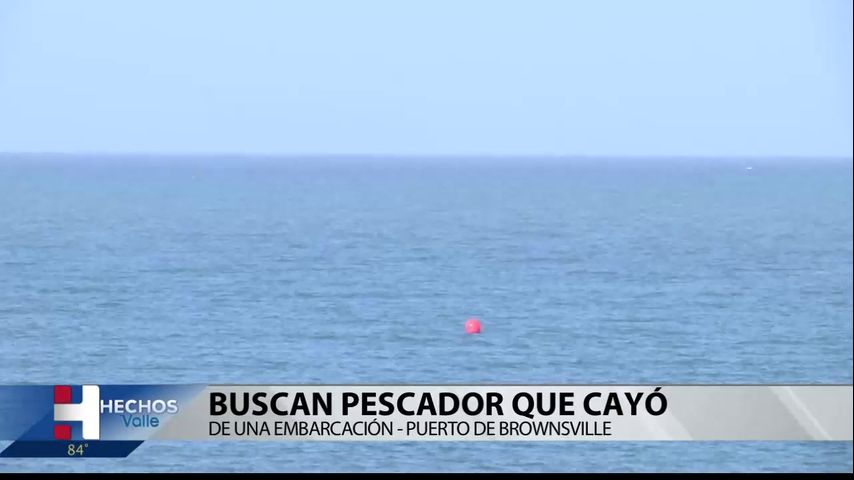 Buscan pescador que cayo de una embarcacion