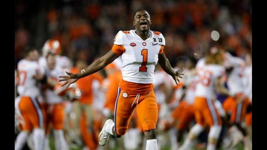 Clemson is No. 1 for 3rd time in AP poll; 'Bama 2, Ohio St 3