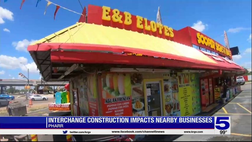 Pharr snack shop impacted by construction at Pharr interchange