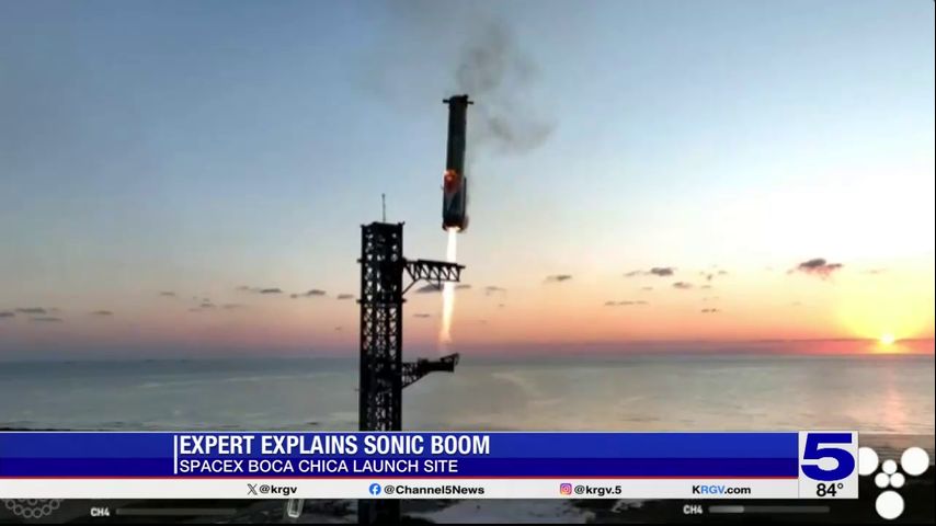 Physics expert explains sonic boom during last SpaceX launch at Boca Chica site