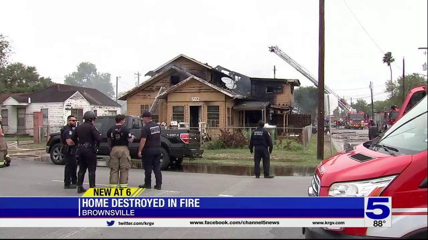 Home of Brownsville family destroyed in fire