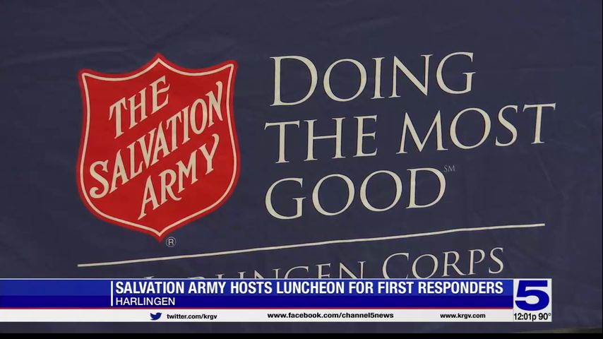 Salvation Army in Harlingen hosts free luncheon for first responders