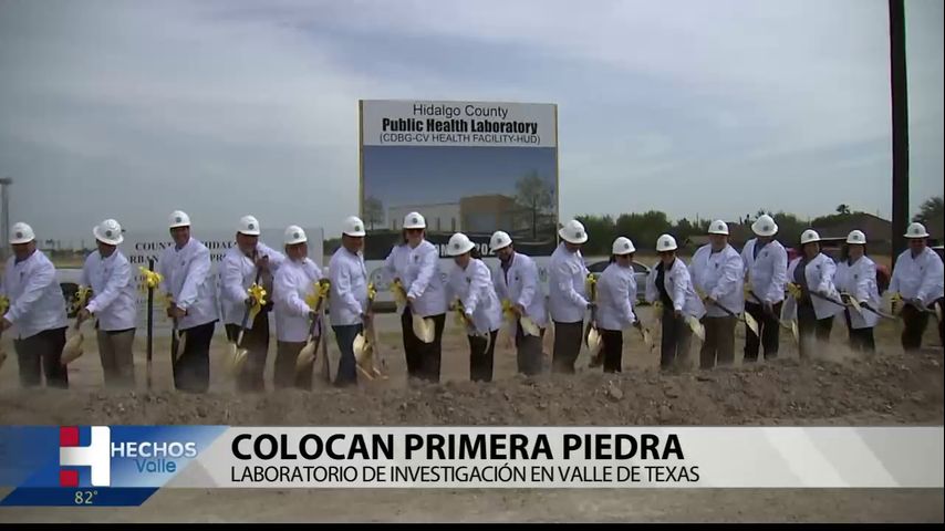 Colocan primera piedra laboratorio de investigación en valle de Texas